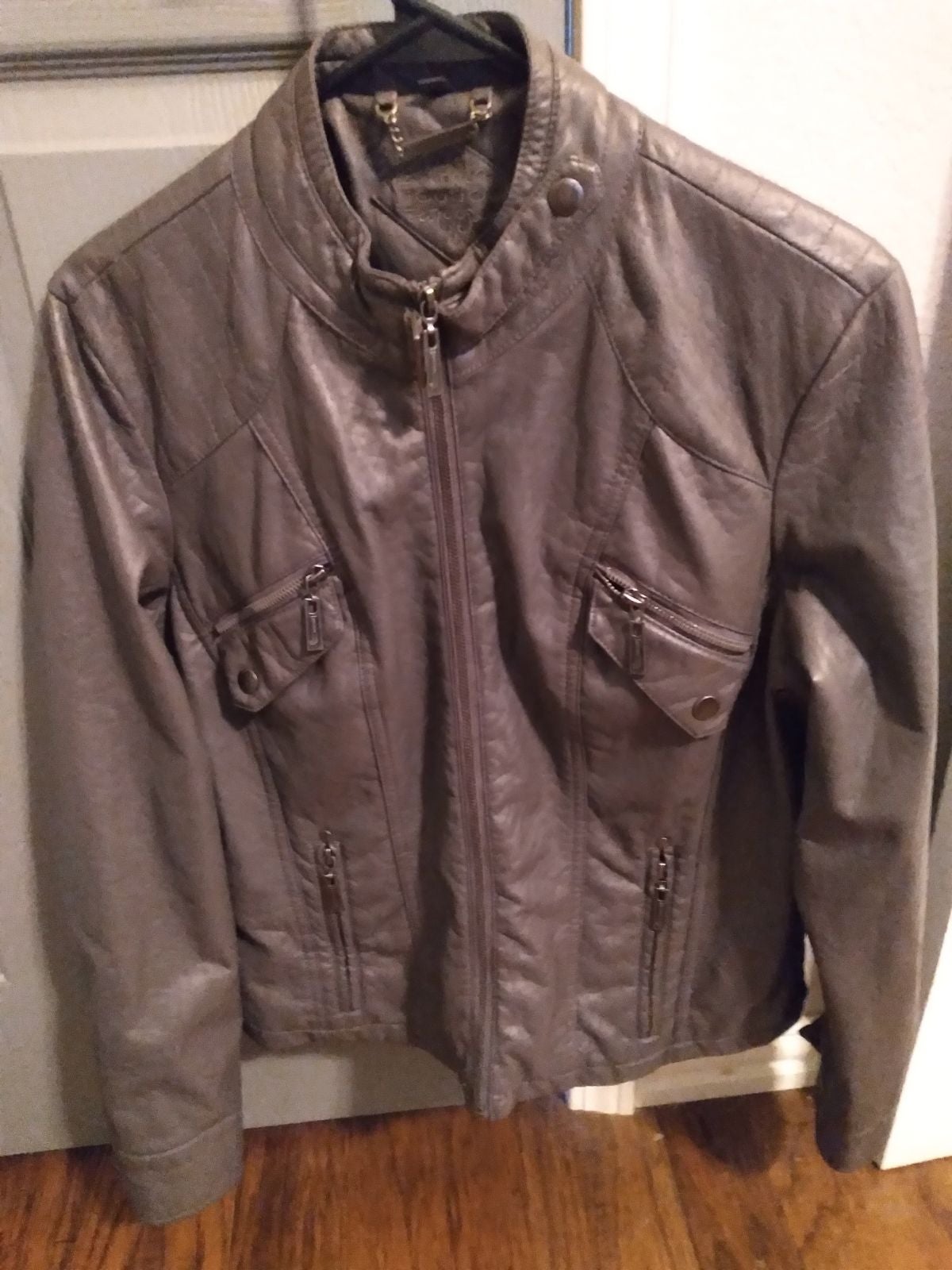 Faux Leather Jacket Joujou Jou