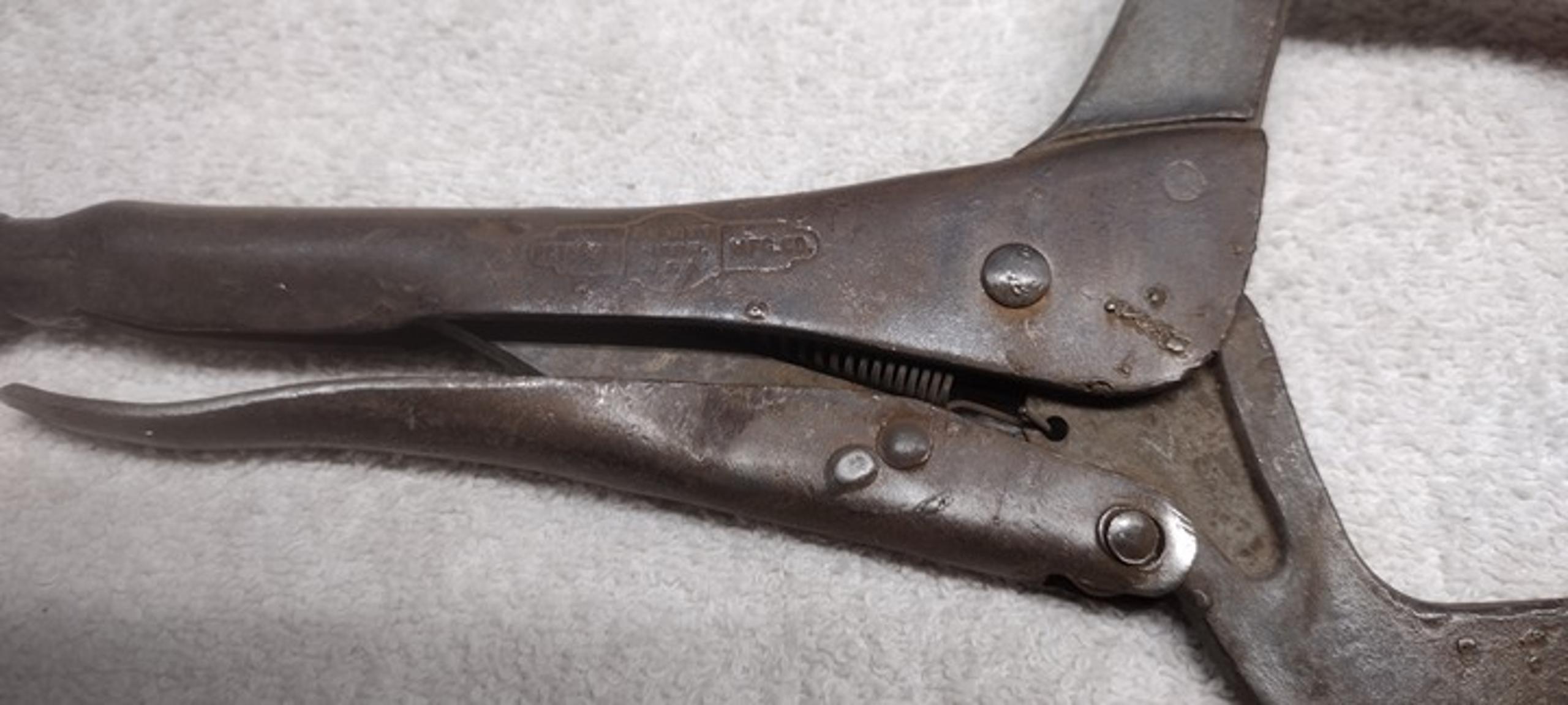 Peterson Mfg. Co. Dewitt Nebr. USA Vise-Grip 11R Locking C-Clamp Apr. 14, 1942