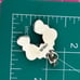 Turquoise naja southwestern sterling silver pendant