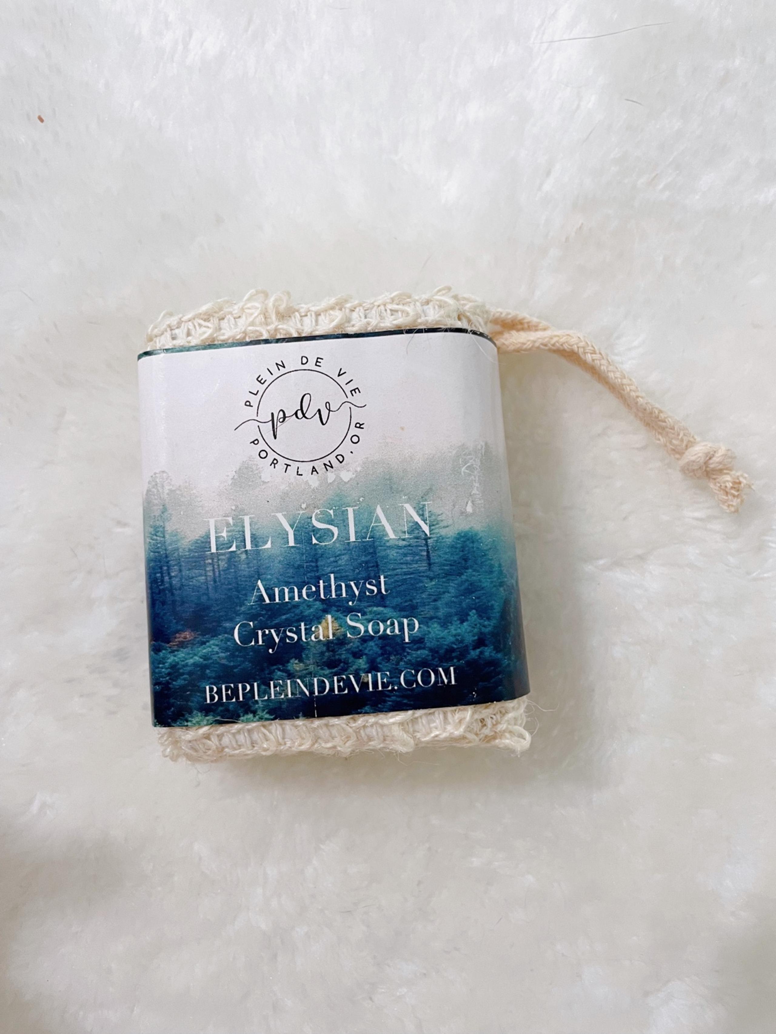 Plein De Vie Elysian Amethyst Crystal Soap