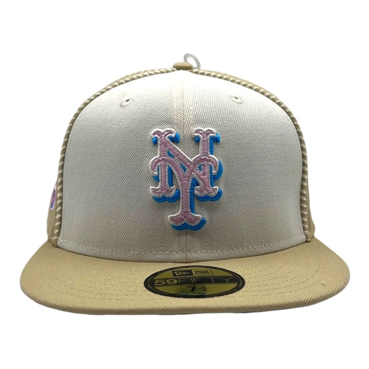 New York Mets MLB 50th Anniversary New Era 59Fifty Fitted Hat/Cap Size 8