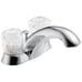 Classic Chrome 4-in centerset 2-Handle WaterSense Bathroom Sink Faucet