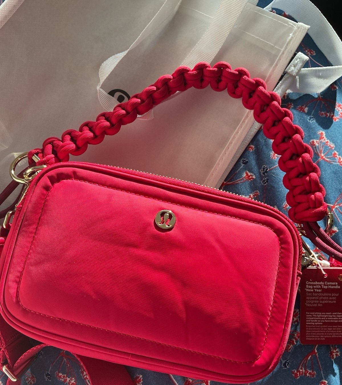 Lululemon Crossbody Camera Bag Top Handle Lunar New Year