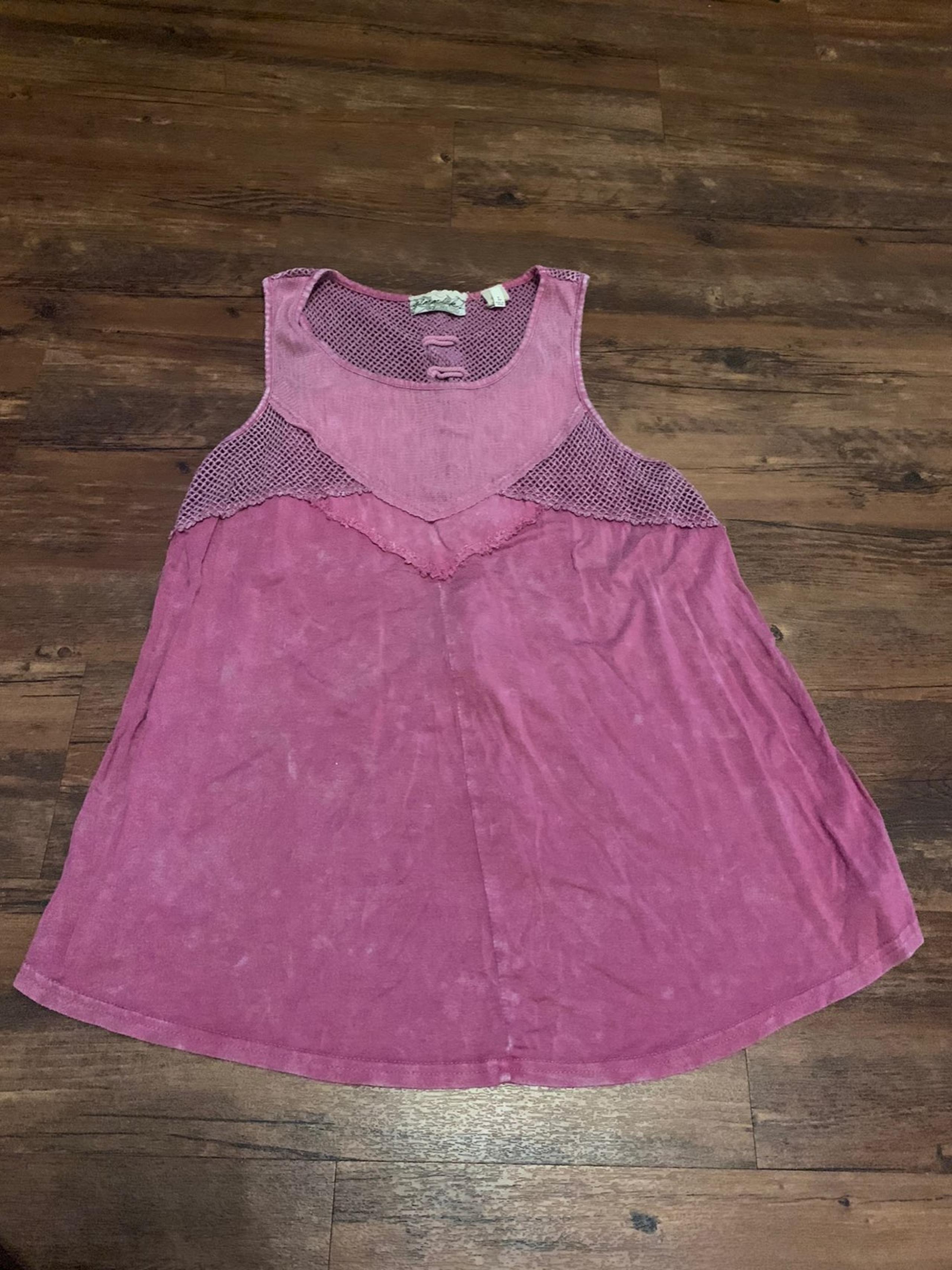 Gimmicks by BKE Purple Laceup Tank