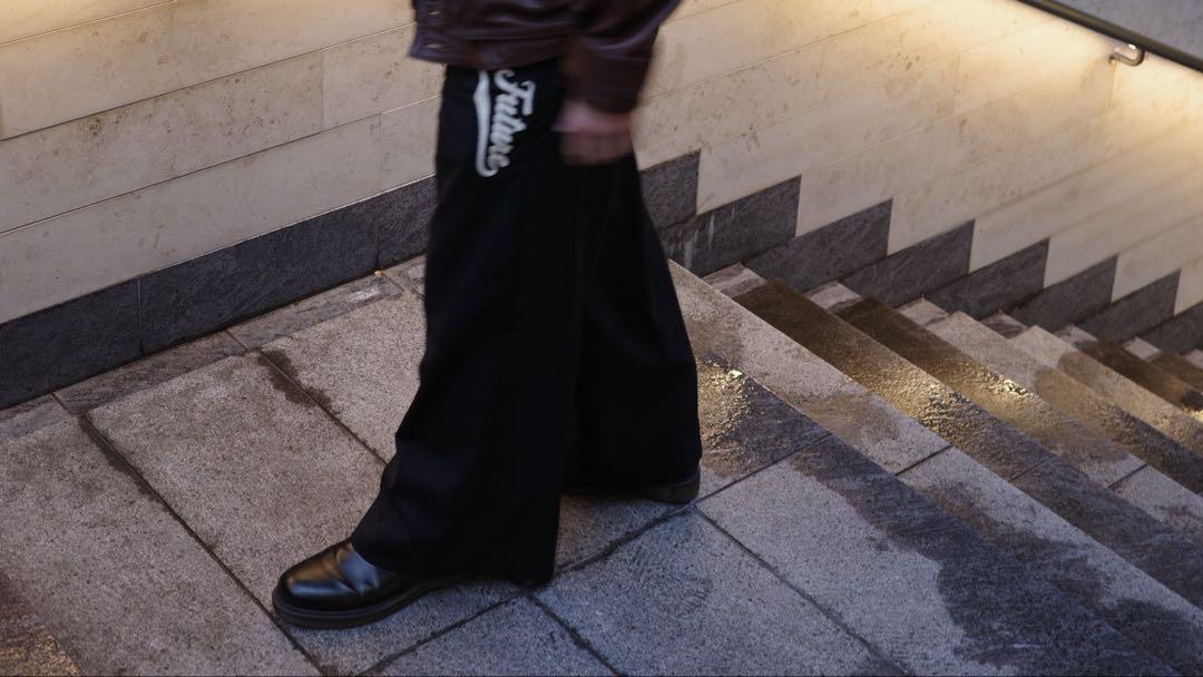 パンツ MASU FUTURE WIDE TROUSERS 42 値下げ】MASU 22AW「FUTURE WIDE TROUSERS」フューチャーワイド