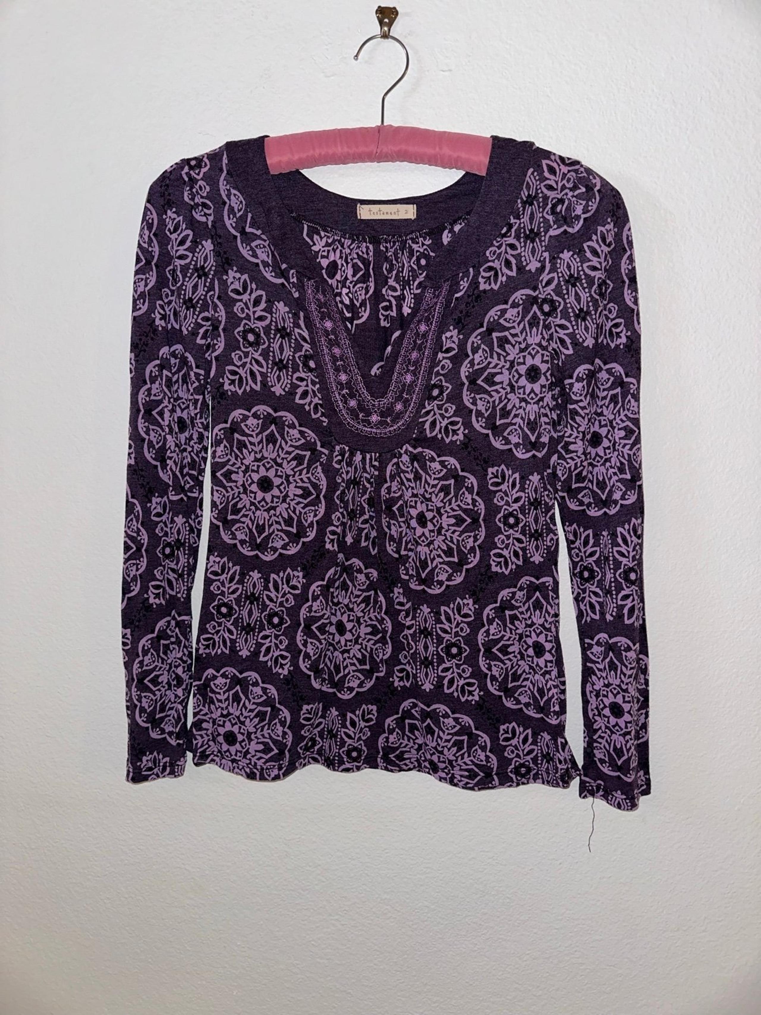 Fun Top by Testament Purple Size M