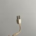Vintage Milk Glass White Table Lamp with Wood Base - 12 Inches