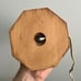 Vintage Milk Glass White Table Lamp with Wood Base - 12 Inches