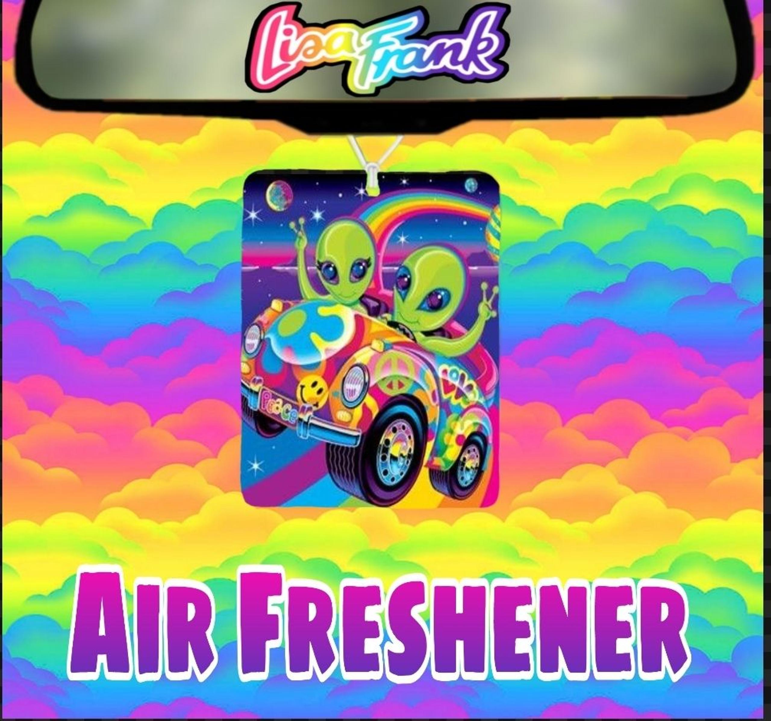 Lisa Frank Inspired Car Air Freshener