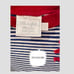 Little English Anchors Tee With Check Summer pants size 6