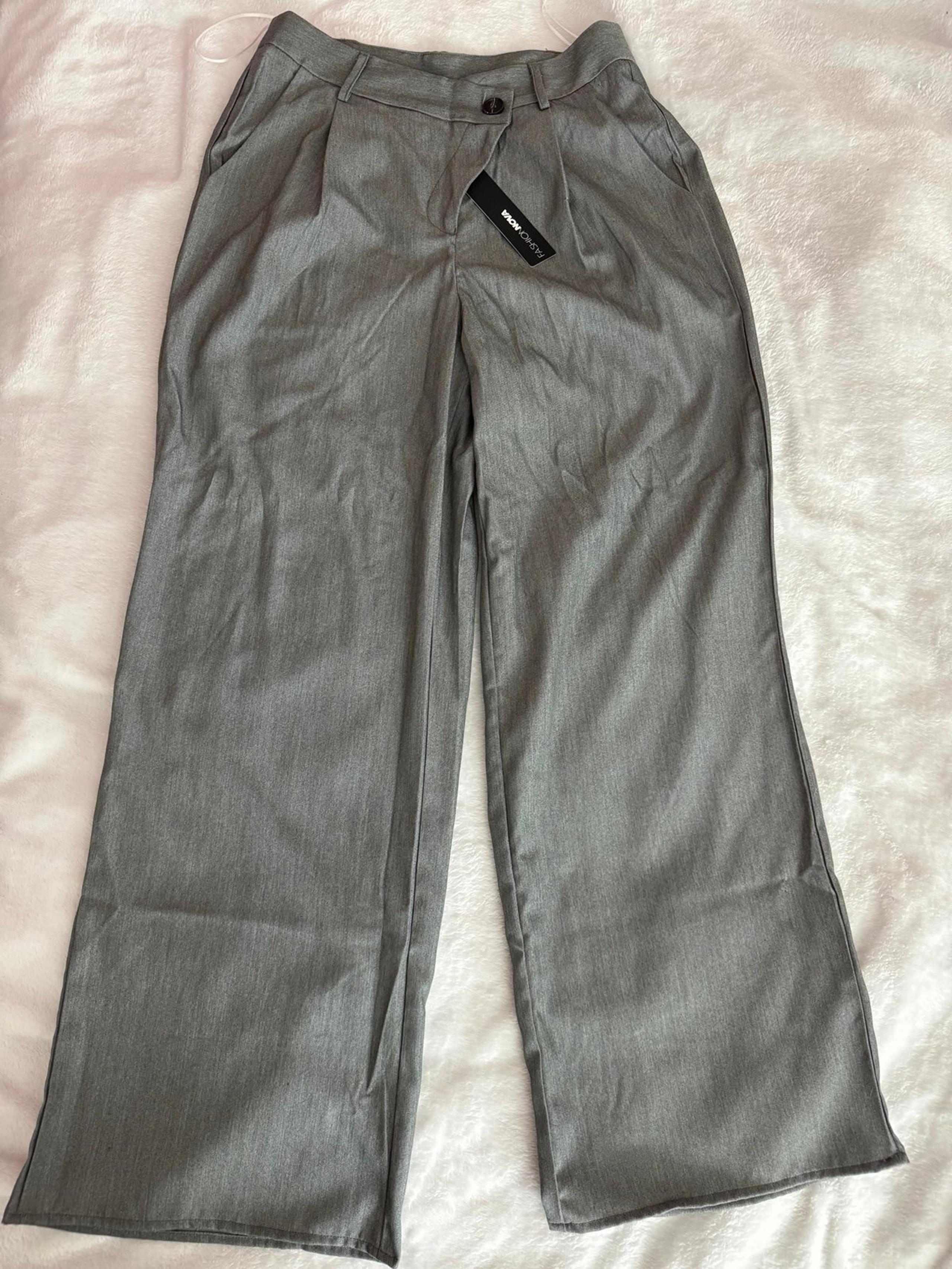 Fashion Nova gray trousers Pants