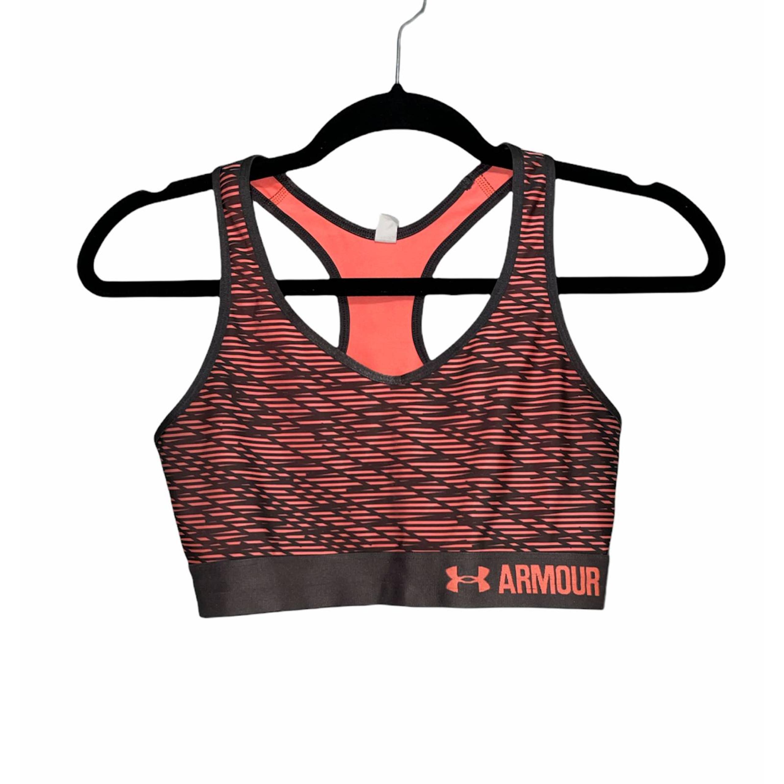 Under Armour Sports Bra Active Compression Bra Racer Back Women's Size Medium
