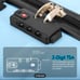 Luggage Hard Shell Lightweight Suitcase PC ABS with 4 Universal Wheels TSA Lock