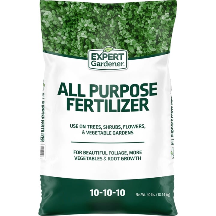 Expert Gardener All Purpose Plant Fertilizer, 10-10-10 Fertilizer, 40 lbs