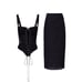 Miaou black corset top
