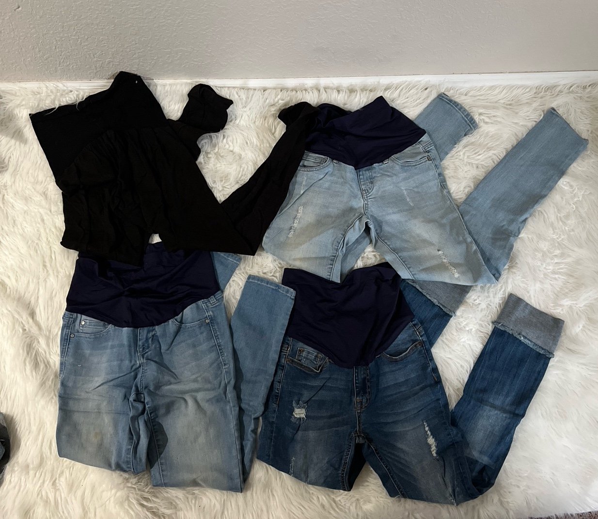 Pink Blush Maternity Jeans bundle