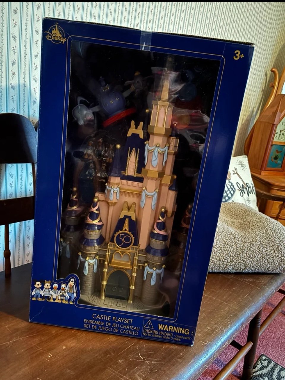 New Disney Parks WDW 50th Magical Celebration Castle Playset 50th anniversary