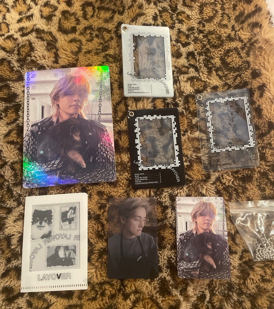 BTS V Layover Weverse Global Complete Set