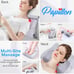 Neck and back massager with heat