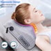 Neck and back massager with heat