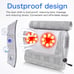 Neck and back massager with heat