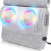 Neck and back massager with heat