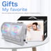 Neck and back massager with heat