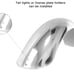 0081 Motorcycle Front Rear Fender Mud Guard for Chopper Bobber Honda Suzuki Kawa