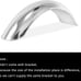 0081 Motorcycle Front Rear Fender Mud Guard for Chopper Bobber Honda Suzuki Kawa