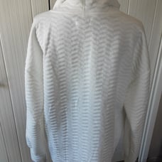 NWT womens JONES NEW YORK white hoodie sweatshirt