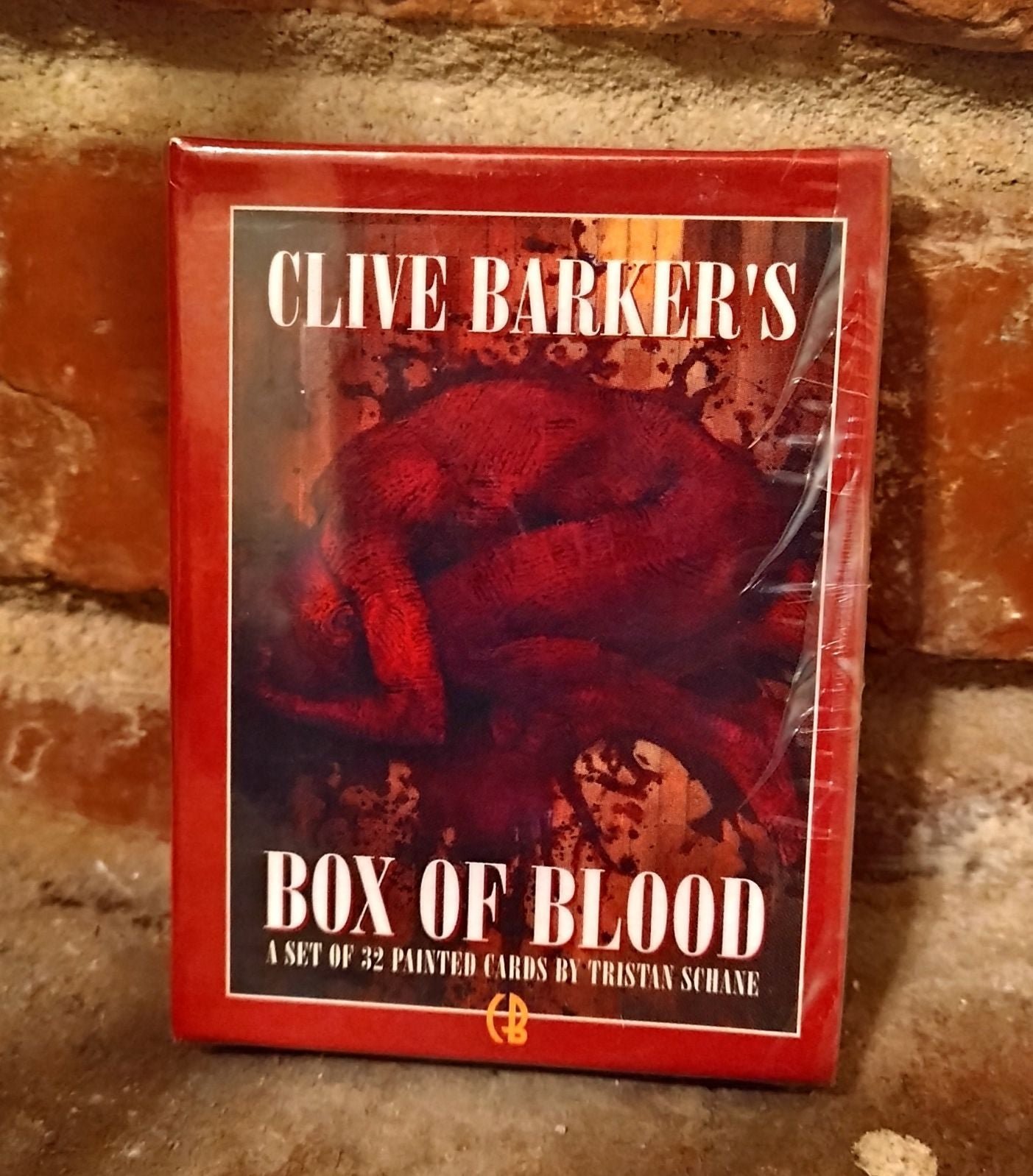 CLIVE BARKER'S BOX OF BLOOD NEW NEVER OPENED SET 32 HORROR PAINTED TRADING CARDS