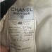 CHANEL Boutique Vintage Black Below the Knee Pencil Skirt Sz 40 US M