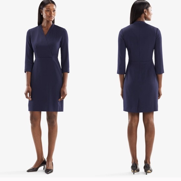 NWT MMLafleur Niko 2.0 Dress in Indigo