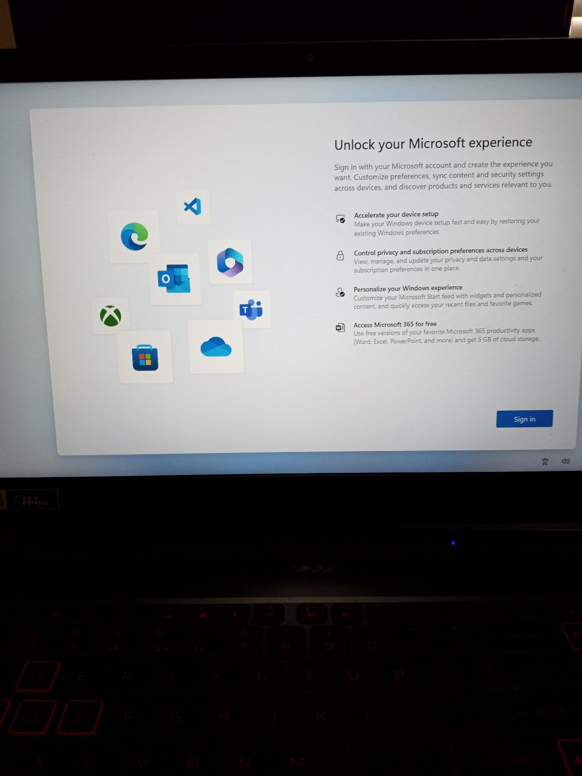 Gaming laptop Nitro 5