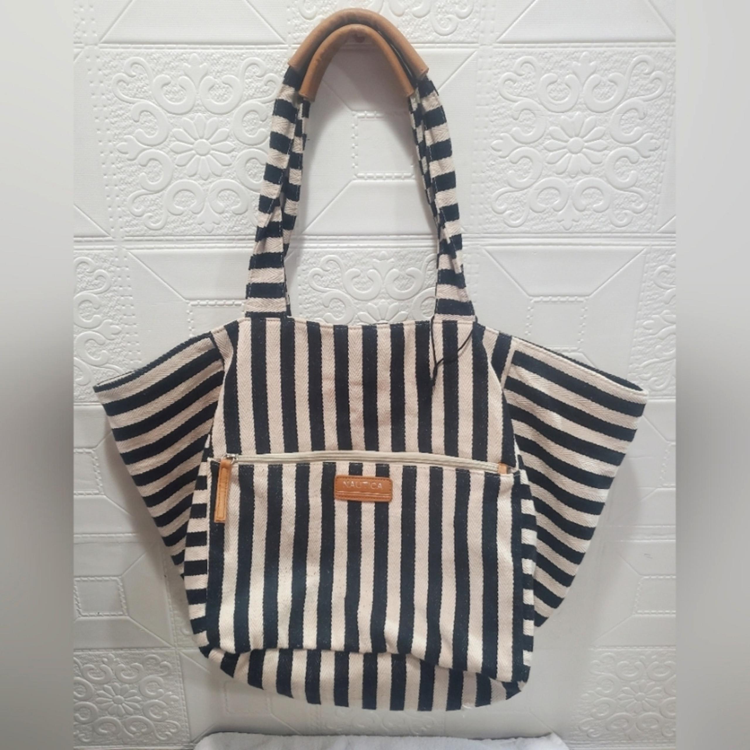 Nautica Beach Bag open top with inside pocket
