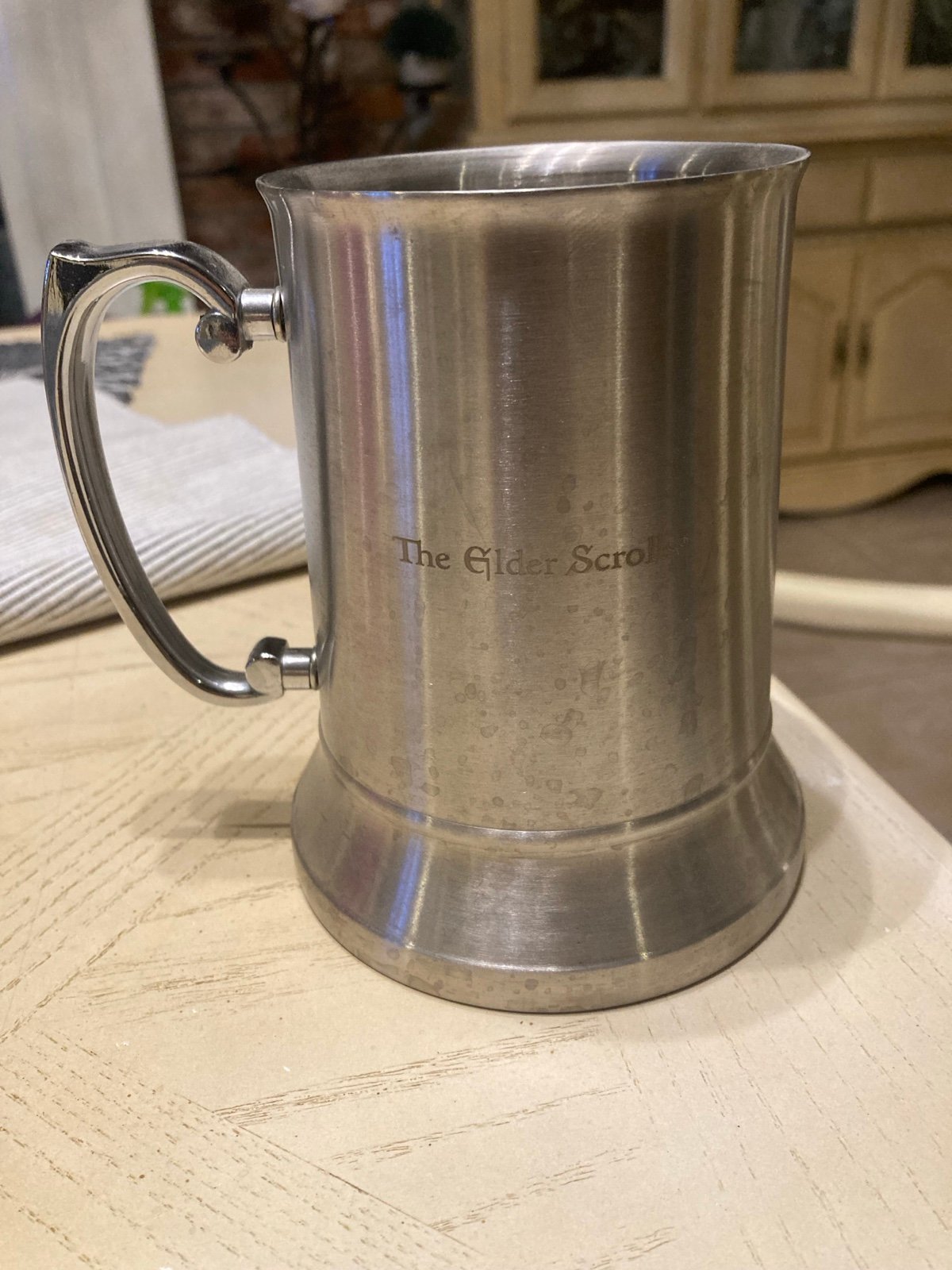 E3 2018 The Elder Scrolls Metal Stein Bethesdaland