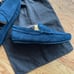 Tod's blue suede loafers