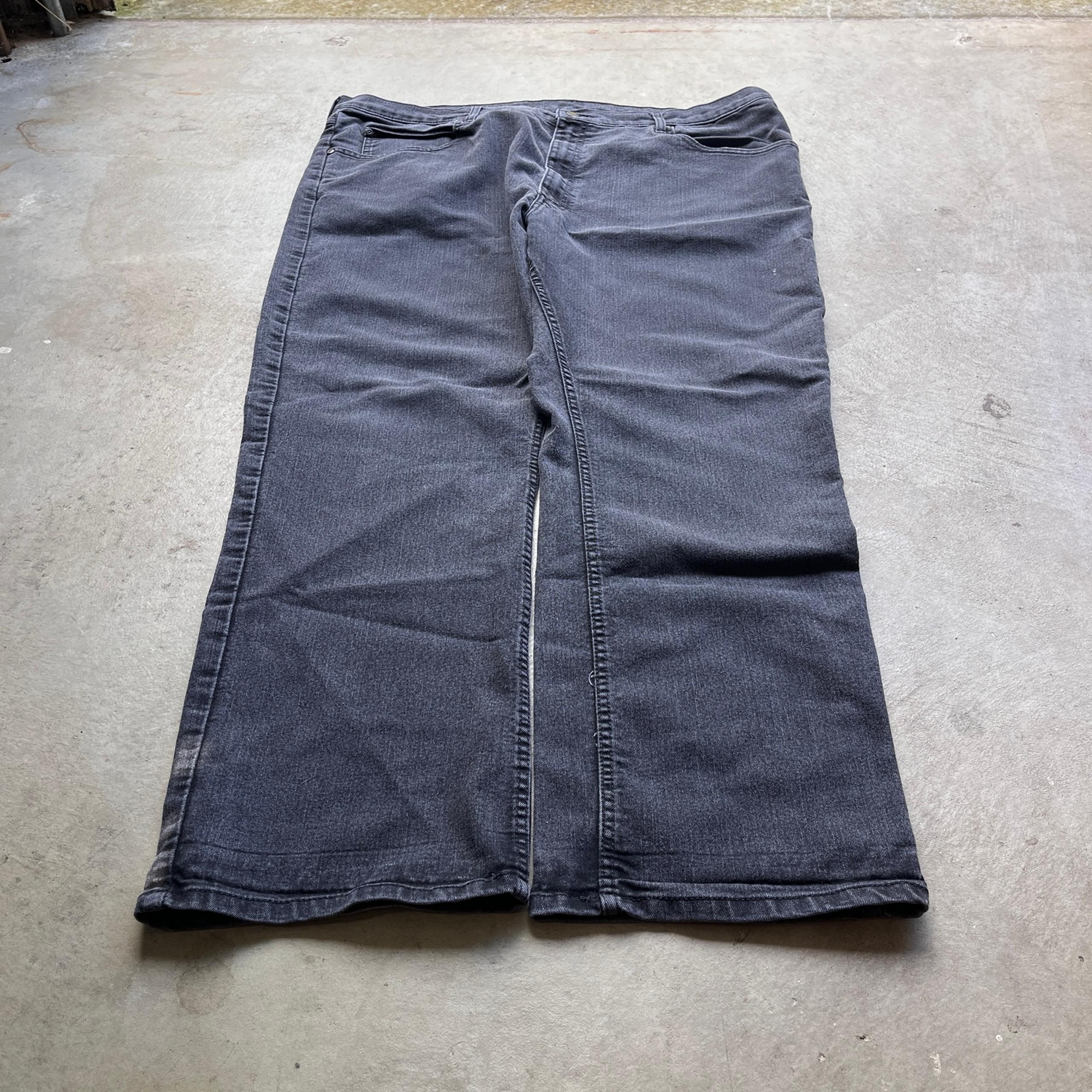 Vintage Genuine Dickies Black Baggy Wide Leg Jeans