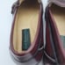 GH BASS & CO Mens 8.5D Cordovan Leather Loafers Shoes Kiltie Buckle Strap