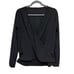 Lululemon full freedom black long sleeve wrap blouse size 12