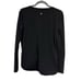 Lululemon full freedom black long sleeve wrap blouse size 12