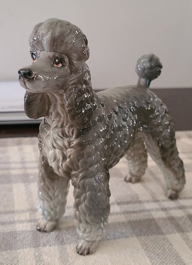 Shafford gray poodle Japan kennel club figure #169 TSC