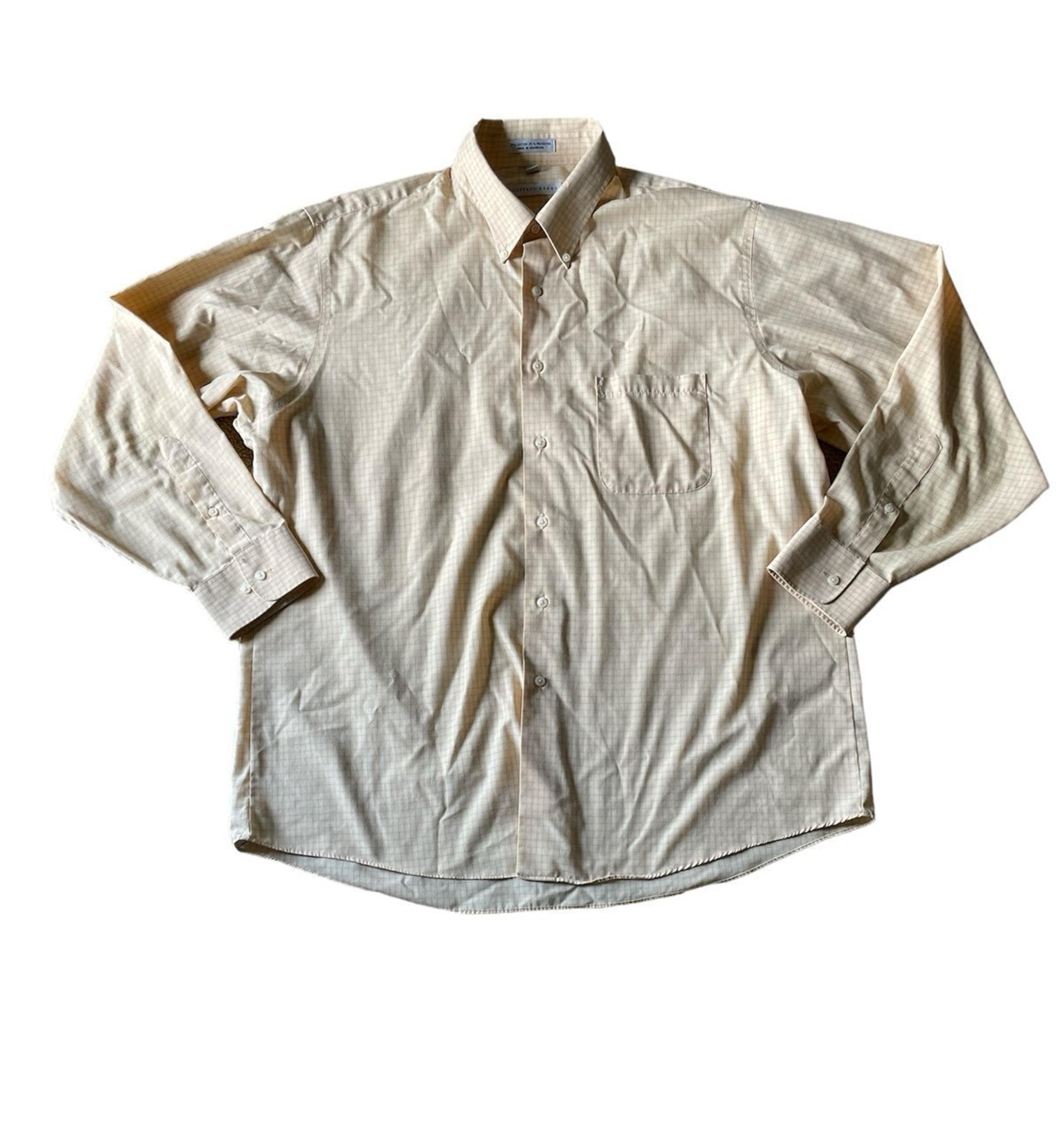 Geoffrey Beene-Mens Button Down Shirt-Size XL