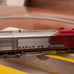 MiniTrix #2012 N Scale Santa Fe GE U-28/U-30 Diesel Locomotive #405 Warbonnet