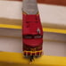 MiniTrix #2012 N Scale Santa Fe GE U-28/U-30 Diesel Locomotive #405 Warbonnet