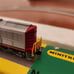 MiniTrix #2012 N Scale Santa Fe GE U-28/U-30 Diesel Locomotive #405 Warbonnet