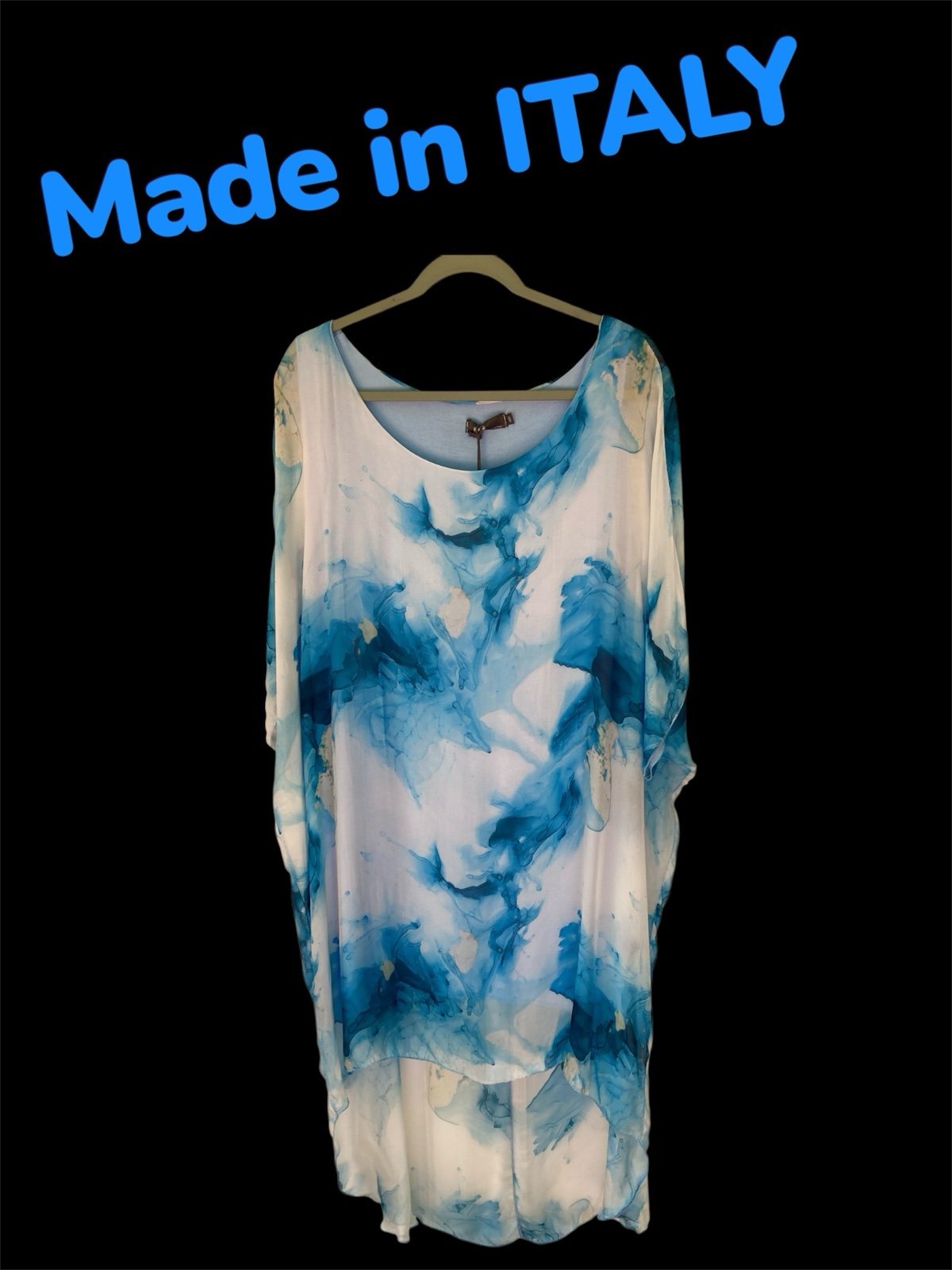 NEW “M” Made in ITALY
Silky High Low Midi Dress Medium