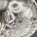 James Free Cut Crystal Glass Pitcher Water Jug with Fan and Diamond Pattern 4 in