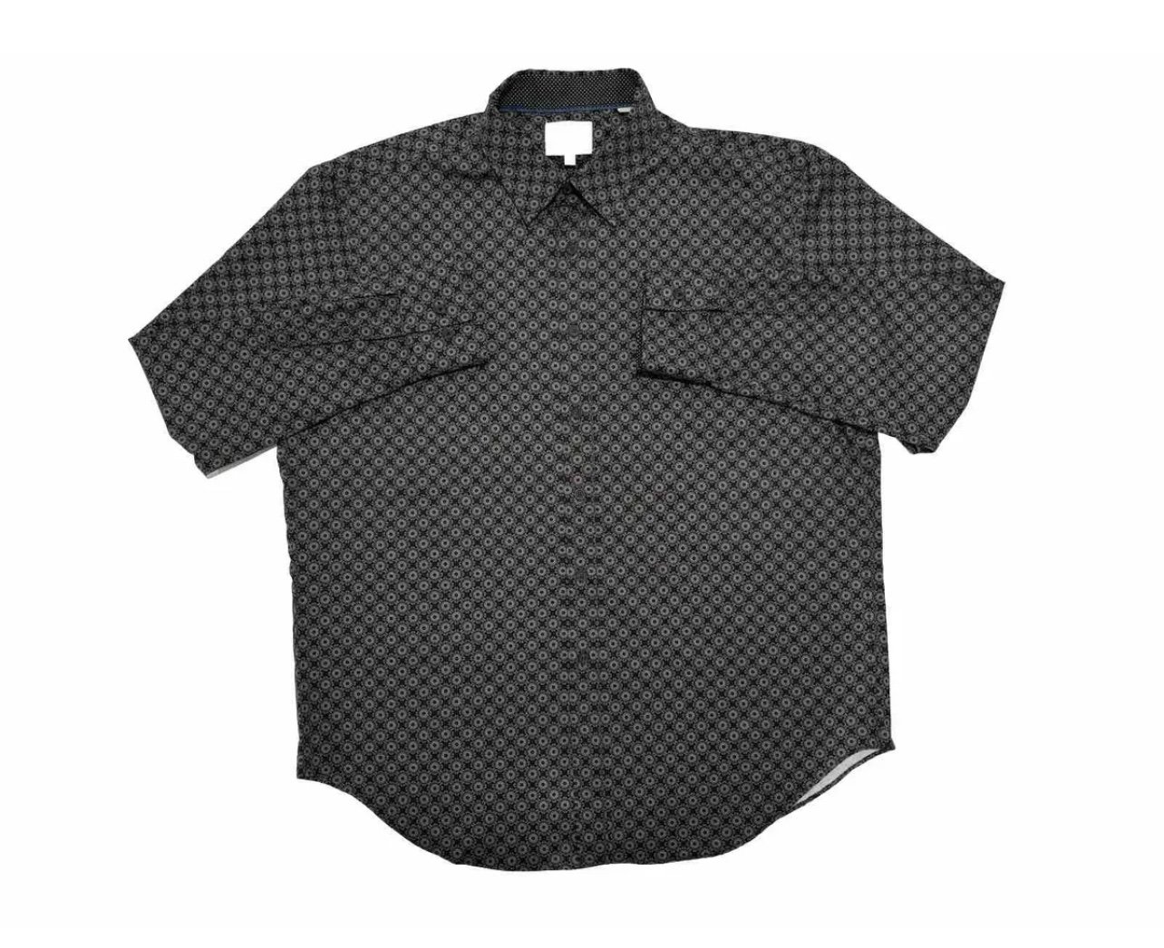 CON.STRUCT Shirt Mens XL Black Button Up Slim Fit 4 Way Stretch NWOT