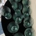 LIBBEY GLASS COMPANY Sirrus Green Spanish Green Water Goblet 7 3/8 USA 1990s